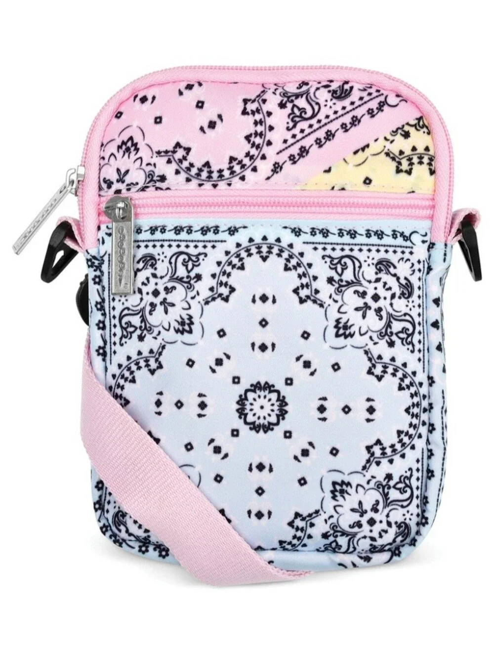 Iscream Bandana Patchwork Rectangle Crossbody Bag 8